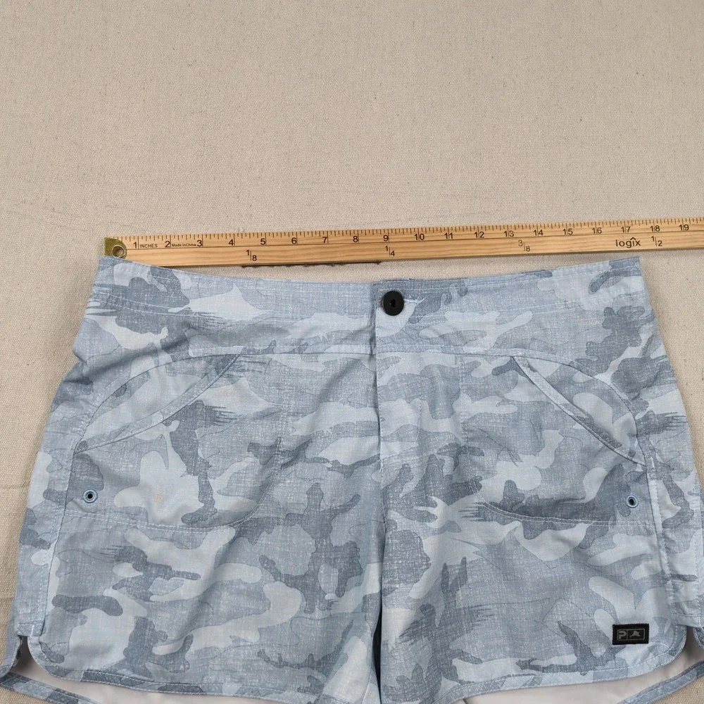 Pelagic‎ Shorts Womens 12 Blue Fishing Camo Board Short Outdoor Beach